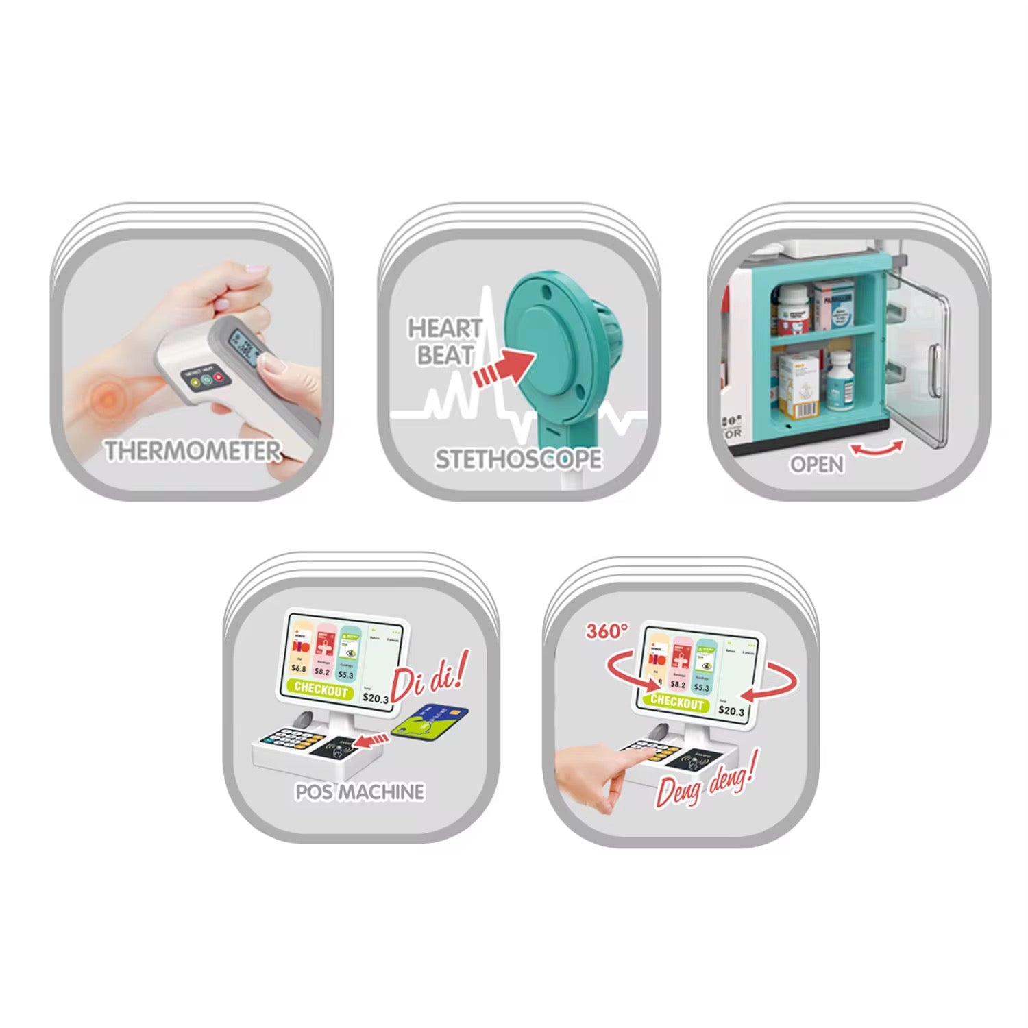 Mini Medical Counter - Doctor Toy